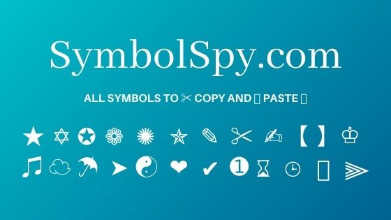 star copy paste symbols